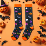 Halloween Gifts for Kids Boys Girls - Pumpkin Socks for Kids 7-9 Years