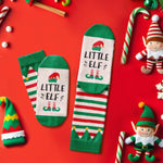 Christmas Gifts Stocking Socks for Mom Dad - Elf Socks Xmas Stocking Stuffers for Teen Boys Girls