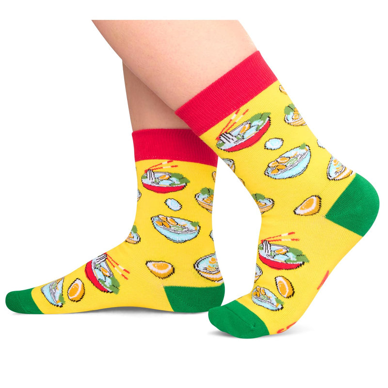 Gifts For 7-9 Years Old Boys Girls Kids, Ramen Gifts Ramen Noodle Gifts Pasta Spagetti Food Socks