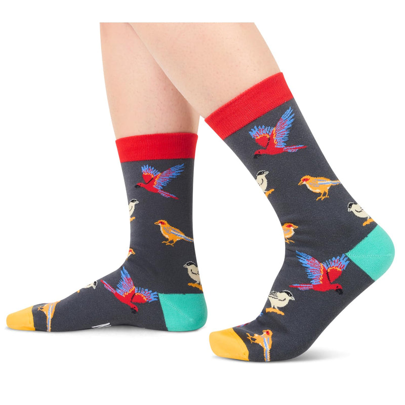 Funny Bird Socks for Men - Bird Gifts for Bird Lovers Women, Novelty Bird Socks for Male Female