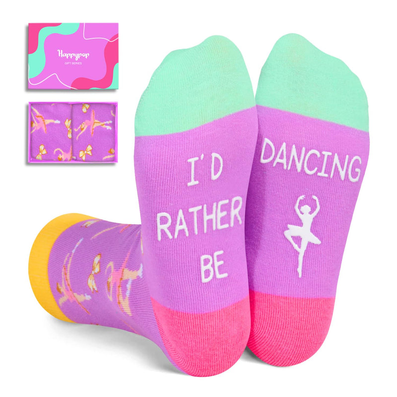 Dance Recital Gifts For Girls - Dance Recital Gifts Ideas, Ballerina Gifts For Girls, Ballerina Socks Ballet Socks, Funny Teen Socks