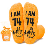 75th Birthday Gifts Ideas for Women men - Socks for 75th Year Old Birthday Women, Best Gifts for 75 Older Lady Elderly