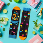 23rd Birthday Gifts Socks Ideas - Socks for 23 Year Olds Women Men, Best Gifts for 23 Year Olds, 23rd Birthday Socks