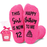 12th Year Old Birthday Gifts for Girls - Socks for 12 Year Old Kids, 12 Yr Old Gift Ideas for Tween Girls, Presents for 12 Year Olds