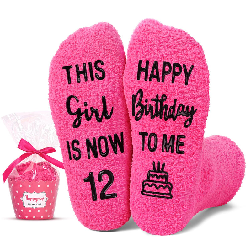 12th Year Old Birthday Gifts for Girls - Socks for 12 Year Old Kids, 12 Yr Old Gift Ideas for Tween Girls, Presents for 12 Year Olds