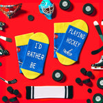 Hockey Gifts For Boys Girls Kids, Funny Novelty Hockey Kids Boys Girls Socks