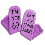 69th Birthday Gifts Ideas for Women - Socks for 69 Year Old Woman, 69th Birthday Gifts for Female, 69 Year Old Gifts for Her