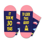 30th Years Old Birthday Gifts for Women - Socks for 30 Year Olds, Best Gifts for 30 Year Old Woman Man, Gift Ideas for 30 Year Olds