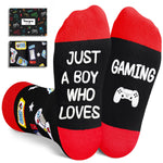 Gaming Socks Teen Boys Men - Video Game Gifts, Gamers Gift Ideas, Gaming Socks for 7-9 Years Kids