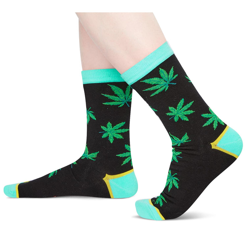 Funny Weed Gift for Men Women Teens - Marijuana Gift, Cannabis 420 Gifts for Stoners, Pot Leaf Gift, Weed Socks, Pot Leaf socks