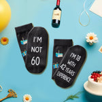 60th Birthday Gifts for Men - Socks for 60 Year Olds, Best Gifts for 60 Year Old Man Woman, 60th Birthday Gift Ideas for Him Her