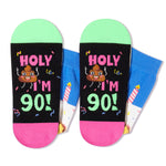 90th Birthday Gifts Ideas Socks - Best Gifts for 90 Year Old Man Woman, 90th Birthday Gifts for Him Her, 90th Birthday Socks