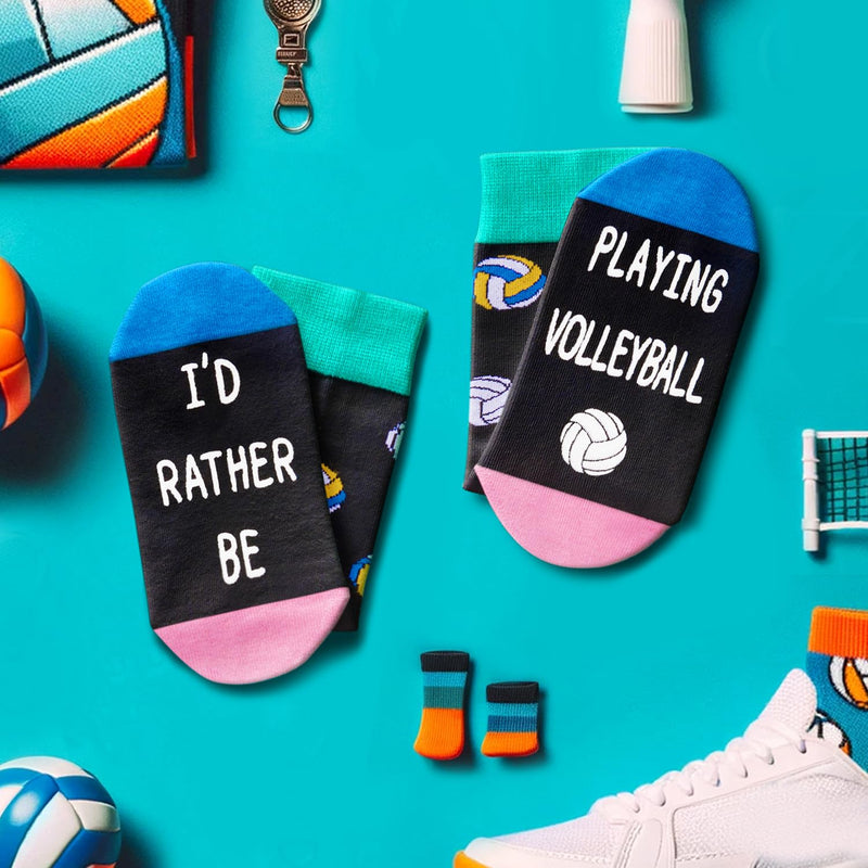 Volleyball Gifts For Boys Girls Kids, Funny Novelty Volleyball Kids Boys Girls Socks