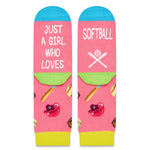 HAPPYPOP Gifts For 13-18 Year Old Girl - Softball Volleyball Gymnastics Ballet Gifts For Kids Girls, Kids Girls Soccer Socks