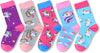 Animal Socks Pack for Girls - Llama Gifts Unicorn Gifts Corgi Socks Chicken Socks Kids 5 pairs 4-6 Years Old