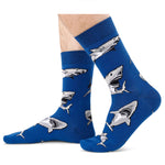 Animal Gifts for Men - Novelty Penguin Shark Gifts Animal Socks, Sloth Flamingo Soccks for Teens 4 Pack