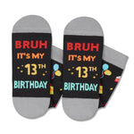 13th Birthday Gifts for Boys - Socks for Teenager Age 13, Presents for 13 Year Old Tween Boys, 13 Yr Old Gift Ideas