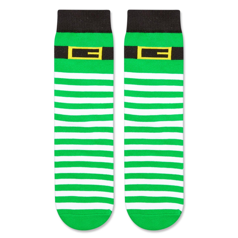 HAPPYPOP St. Patrick's Day Socks for Boy Girls - Irish Gifts, Shamrock Socks, Lucke Squad Green Socks, St Patricks Day Gifts 7-9 Year Old With Greeting Card