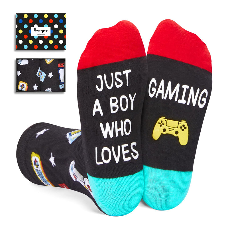 Funny Gamer Gifts for Teen Boys, Video Game Gifts, Gamers Gift Ideas, Gaming Socks for Boys 7-12 Years