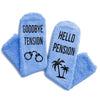 Cool Retirement Gifts Male Retired Teacher Gifts, Funny Retirement Socks Women Retired Socks Men