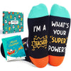 Christmas Gifts Stocking Socks for Teacher- Cool Funny Teacher Appreciation Gifts