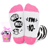 HAPPYPOP 10 Year Old Birthday Gifts for Girls - Socks for Kids Age 10, Presents for 10 Year Old Tween Girls with Greeting Card