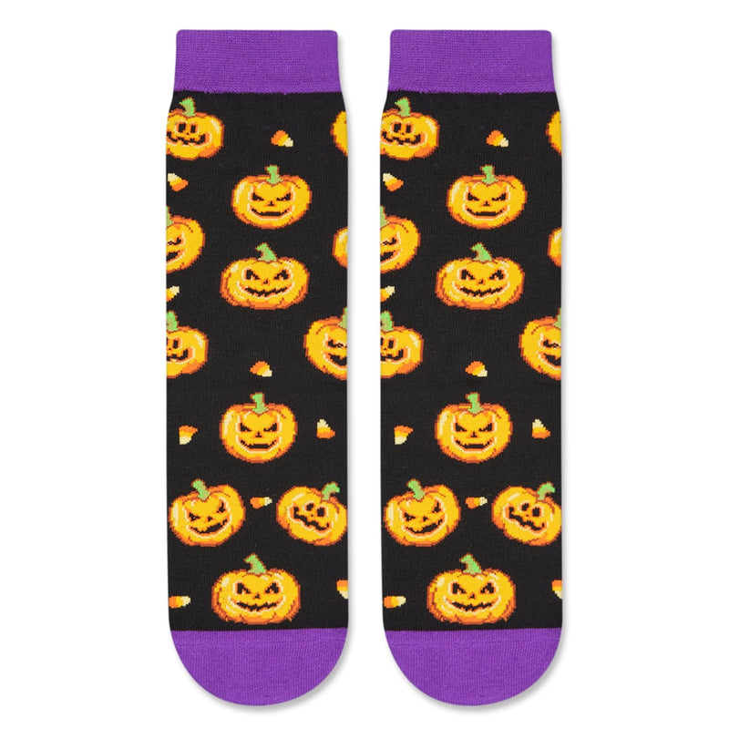 Halloween Gifts Spooky Gifts Boys Girls - Halloween Gifts Kids 10-12 Years Old, Crazy Fun Pumpkin Socks