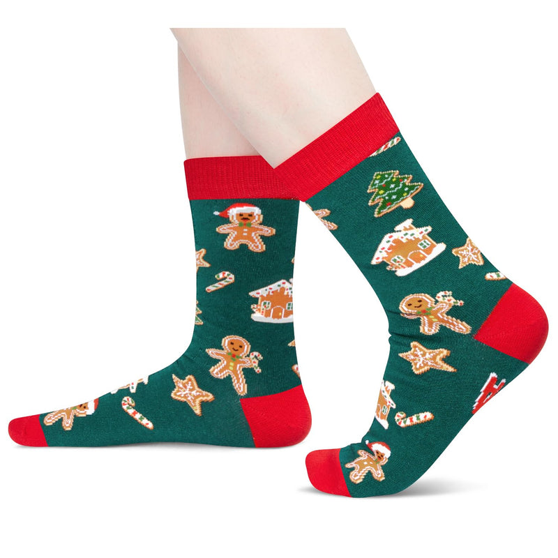 Christmas Cookies Gift Gingerbread Socks - Xmas Cookies Gifts Gingerbread Stocking