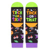 Halloween Socks Spooky Gifts For Boys Girls; Fun Halloween Pumpkin Gifts for Kids 2-3 Years Old, 2 Pack