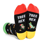 Christmas Gifts Stocking Socks for Boys Girls - Secret Santa Socks Xmas Stocking Stuffers, Treerex Socks for Kids 10-12 Years Old