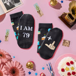 80th Years Old Birthday Gifts for Men - Socks for 80 Year Olds, 80th Birthday Socks, Gift Ideas for 80 Year Old Man Woman