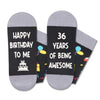 36th Birthday Gifts Ideas for Men - Socks for 36 Year Olds, 36th Birthday Gifts for Him Her, Best Gifts for 36 Year Old Man Woman