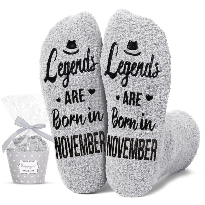 November Birthday Gifts for Women Men; Birthday Socks Happy Birthday Socks, Socks for Him Male