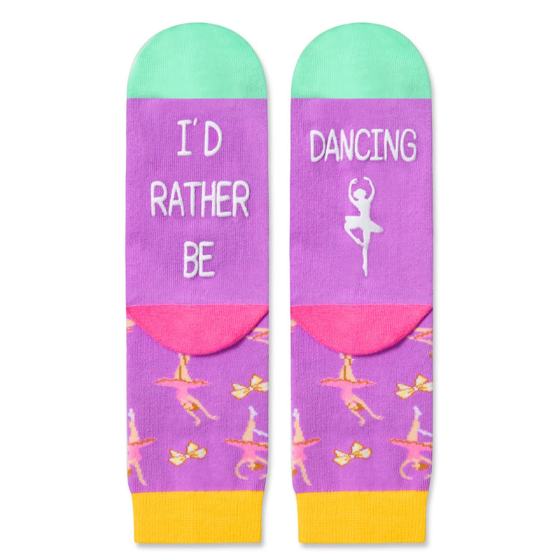 Dance Gifts For Girls - Dancer Gifts Ballet Dance Gifts For Girls, Dance Socks For Dancers Ballerina Socks Ballet Socks Funny Girl Socks