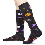 Halloween Gifts for Kids Boys Girls - Pumpkin Socks for Kids 7-9 Years Old 2 Pack