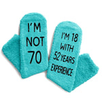 70th Birthday Gift Ideas for Women - Socks for 70 Year Old Birthday, Retirement Gifts for Older Elderly Women