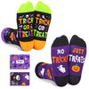 Halloween Socks Spooky Gifts For Boys Girls; Fun Halloween Pumpkin Gifts for Kids 4-6 Years Old, 2 Pack