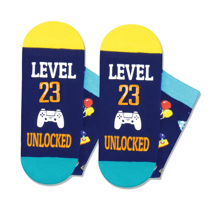 23rd Birthday Gifts Socks Ideas - Socks for 23 Year Olds Women Men, Best Gifts for 23 Year Olds, 23rd Birthday Socks