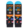 7th Birthday Gifts Socks Ideas - Gift Ideas for Girls Boys Age 7, Presents for 7 Year Olds, Seven Year Old Gifts for Kids