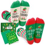 Christmas Gifts Stocking Socks for 10-12 Years Old Kids - Elf Socks Elf Stockings for Boys Girls 2-12 Years