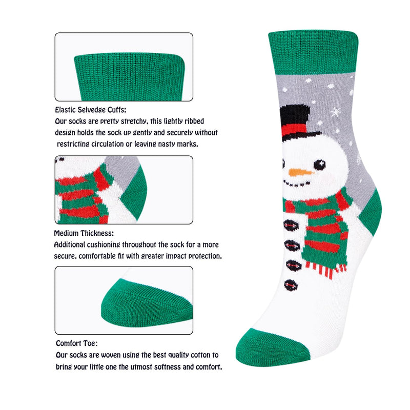 Christmas Gifts Stocking Socks for Kids - Secret Santa Socks Xmas Stocking Stuffers for Girls Boys