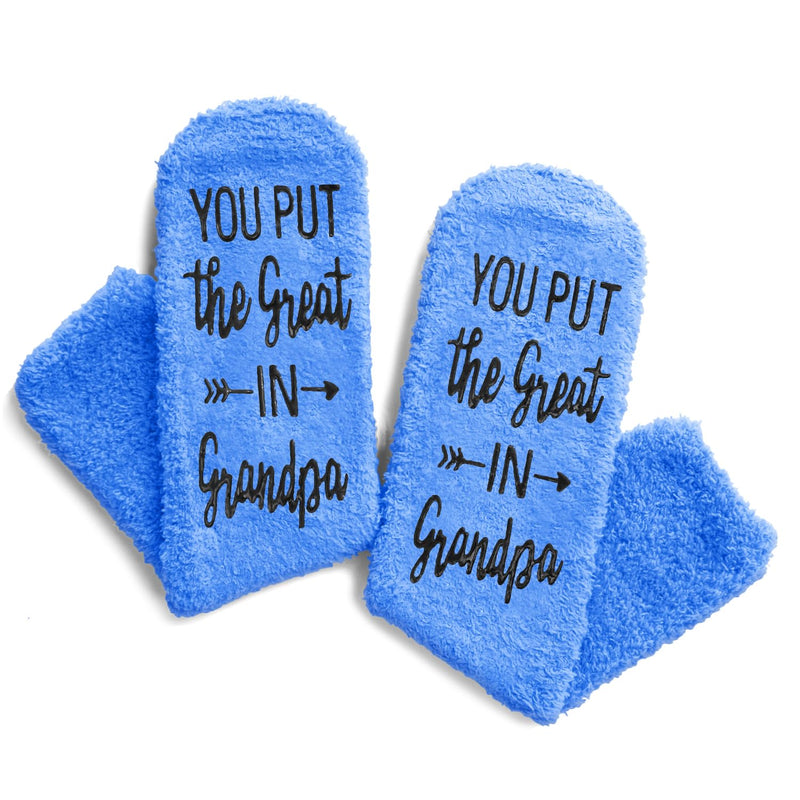 HAPPYPOP Granddaddy Gifts From Grandchildren - Grandpa Socks, Grandpa Birthday Gifts, Grandfather Gifts Grandpa Gifts Gramps Gifts