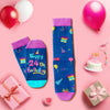 24th Birthday Gifts Ideas Socks - Gifts for 24 Year Old Woman Man, Best Gifts for 24 Year Old Male Female