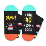 40th Years Old Birthday Gifts - Gifts for Guys in Their 40s, 40th Birthday Socks for Men Women, Gift Ideas for 40 Year Old Man Woman