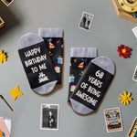 68th Birthday Gift Ideas for Men Women - Socks for 68 Year Old Middle Aged Man Woman, Best Gifts for 68 Year Old Him Her Male Female