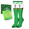 HAPPYPOP St. Patrick's Day Socks for Women Men - Shamrock Socks, Knee High Irish Green Socks, St Patricks Day Gifts