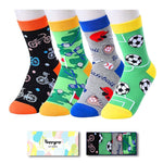 Sports Gifts For Boys Kids - Soccer Baseball Bicycle Shark Gifts For Kids Boys 10-12 Years, Ocean Animal Socks