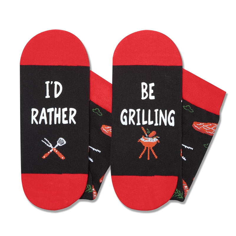 HAPPYPOP Funny Grilling Socks - Grilling Gifts, Gifts For BBQ, Gifts For Grilling Lovers