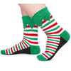 Christmas Gifts Stocking Socks for Kids - Little Elf Socks Secret Santa Sock Gifts with Greeting Card 4-6 Years