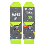 Gifts For Girls - Playing Tennis Sport Gifts For Kids Boys Girls Socks